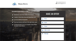 Desktop Screenshot of mainebrews.com